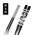 Luxury Stainless Steel Chinese Chopsticks Set – Reusable Non-Slip Metal Chopsticks for Sushi, Noodles & Everyday Dining