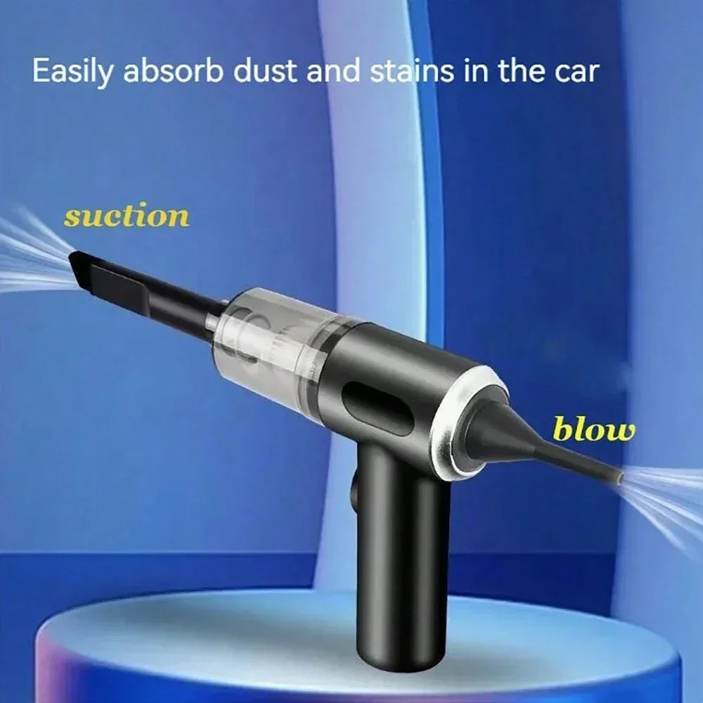 Portable Wireless Car Vacuum Cleaner 120W High Power Handheld Mini Vacuum for Car, Home & Office