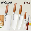 Premium Japanese Chef Knife Set – Ultra Sharp Stainless Steel Kitchen Knives with Ergonomic Wooden Handles