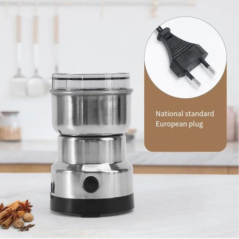 Electric Coffee & Spice Grinder – Stainless Steel Multi-Purpose Grinder