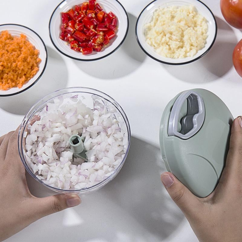 SwiftChop™ Manual Food Chopper – Chop Onions, Garlic & Vegetables in Seconds