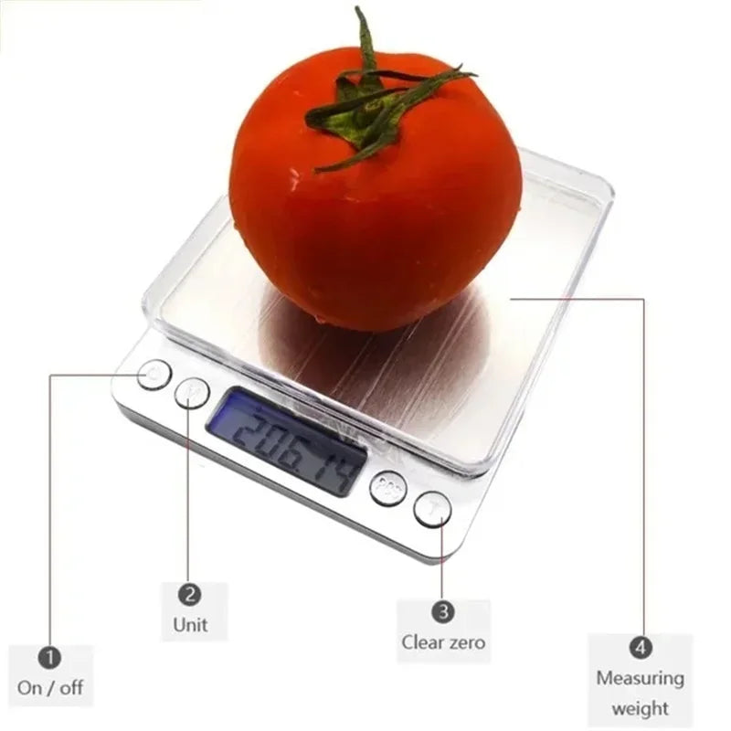 Rechargeable Digital Kitchen Scale – Precision Food & Coffee Scale