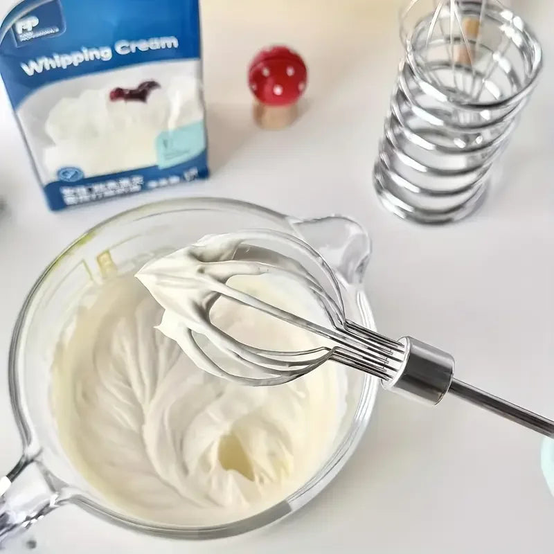 Portable USB Rechargeable Electric Hand Whisk – Mini Egg Beater & Milk Frother for Kitchen & Coffee