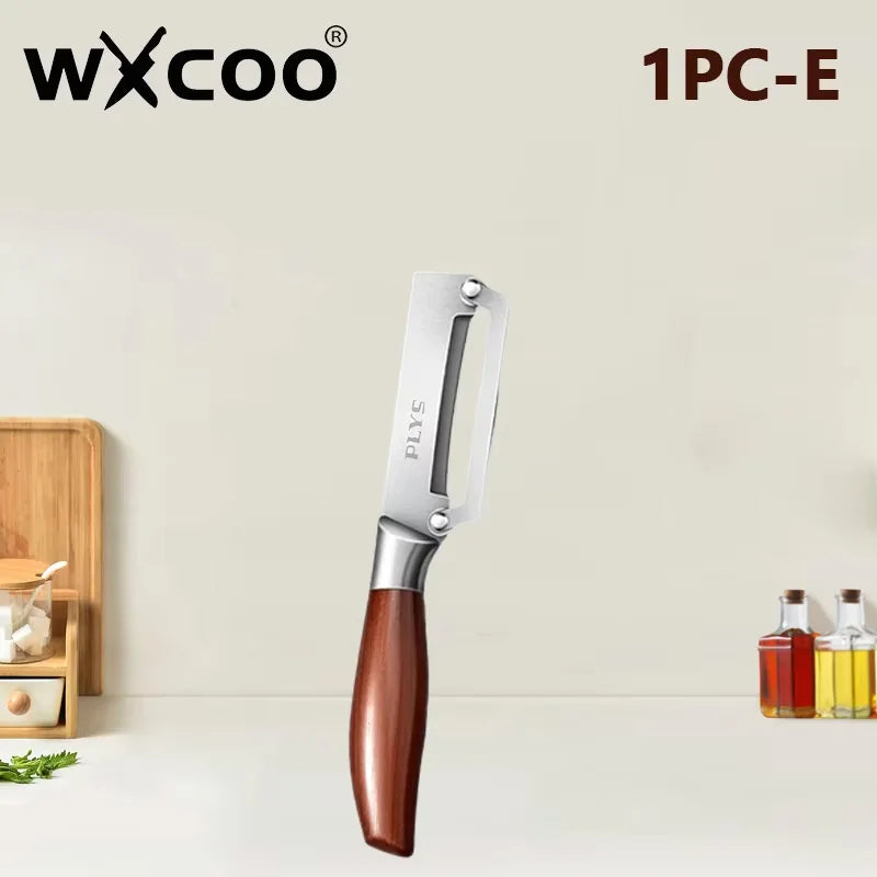 Premium Japanese Chef Knife Set – Ultra Sharp Stainless Steel Kitchen Knives with Ergonomic Wooden Handles