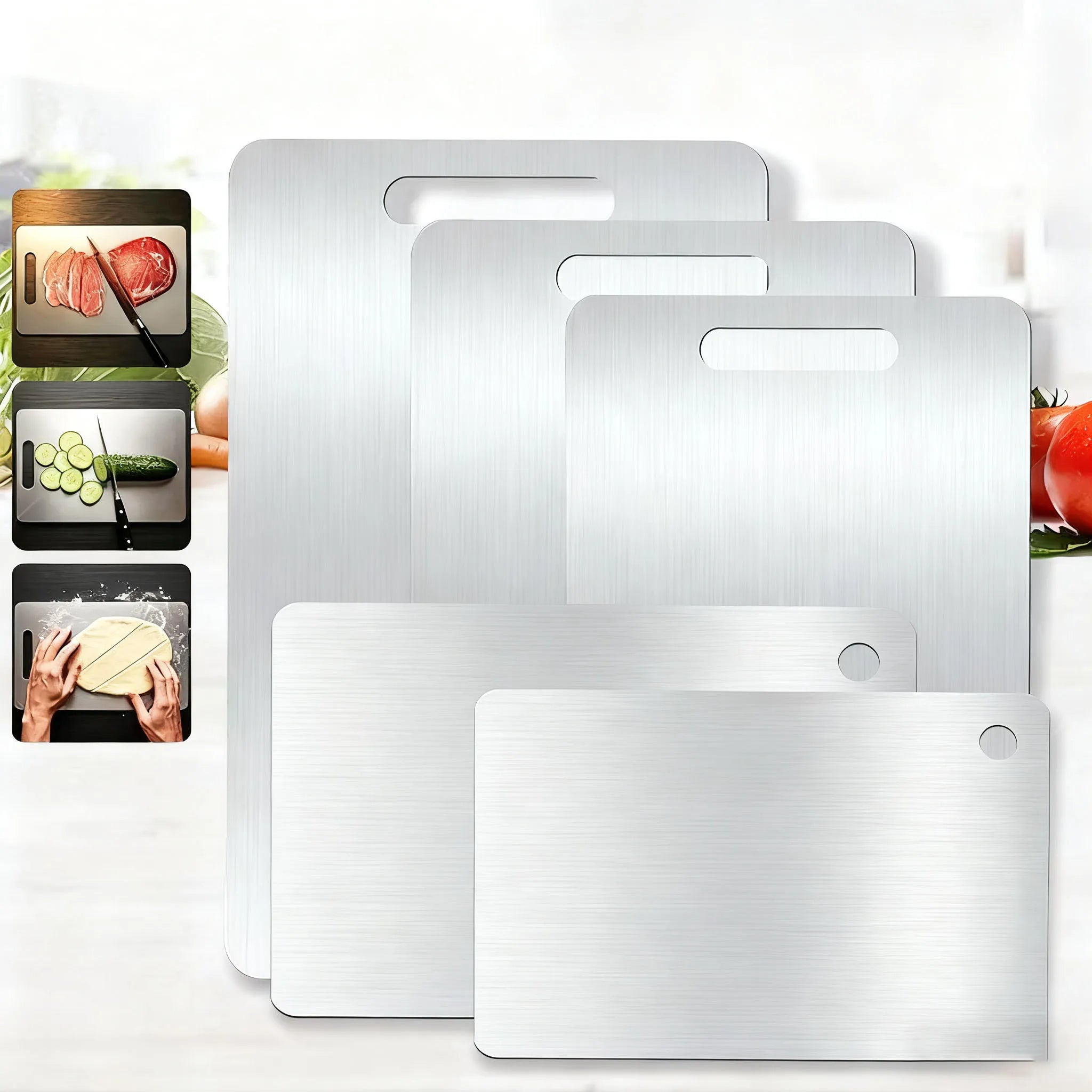 Premium Stainless Steel Cutting Board