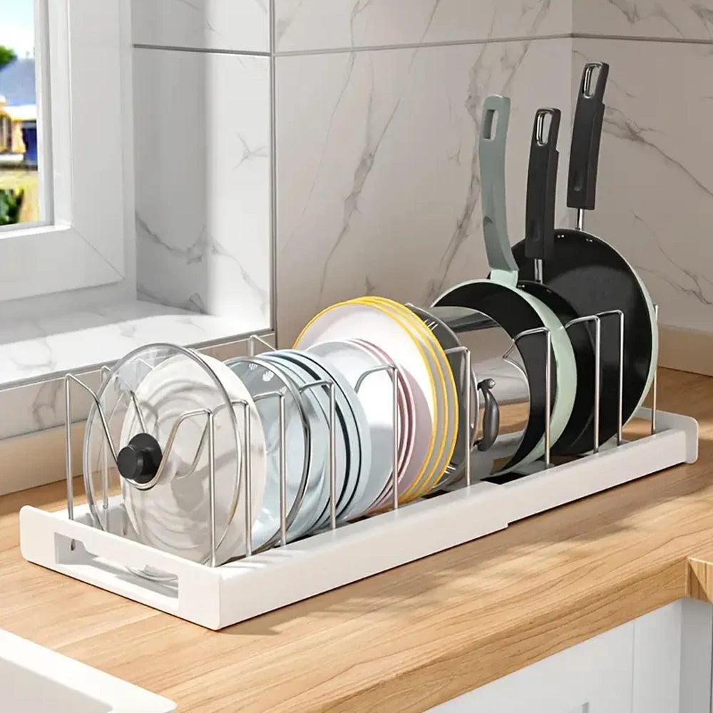 SpaceSaver Pan Organizer Rack