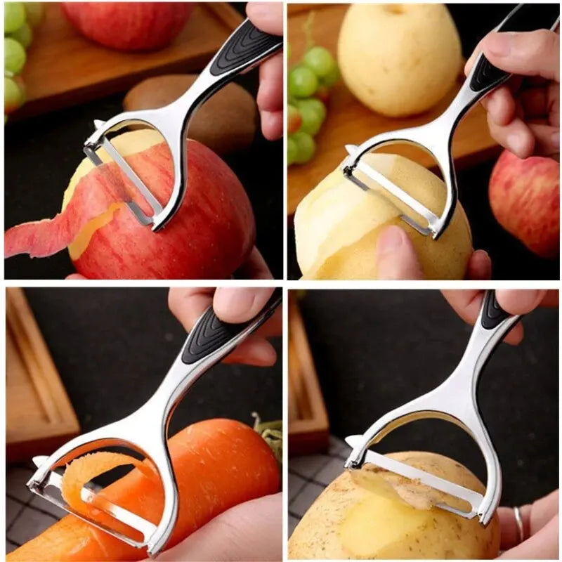 Premium Stainless Steel Vegetable Peeler – Multi-Function Kitchen Tool