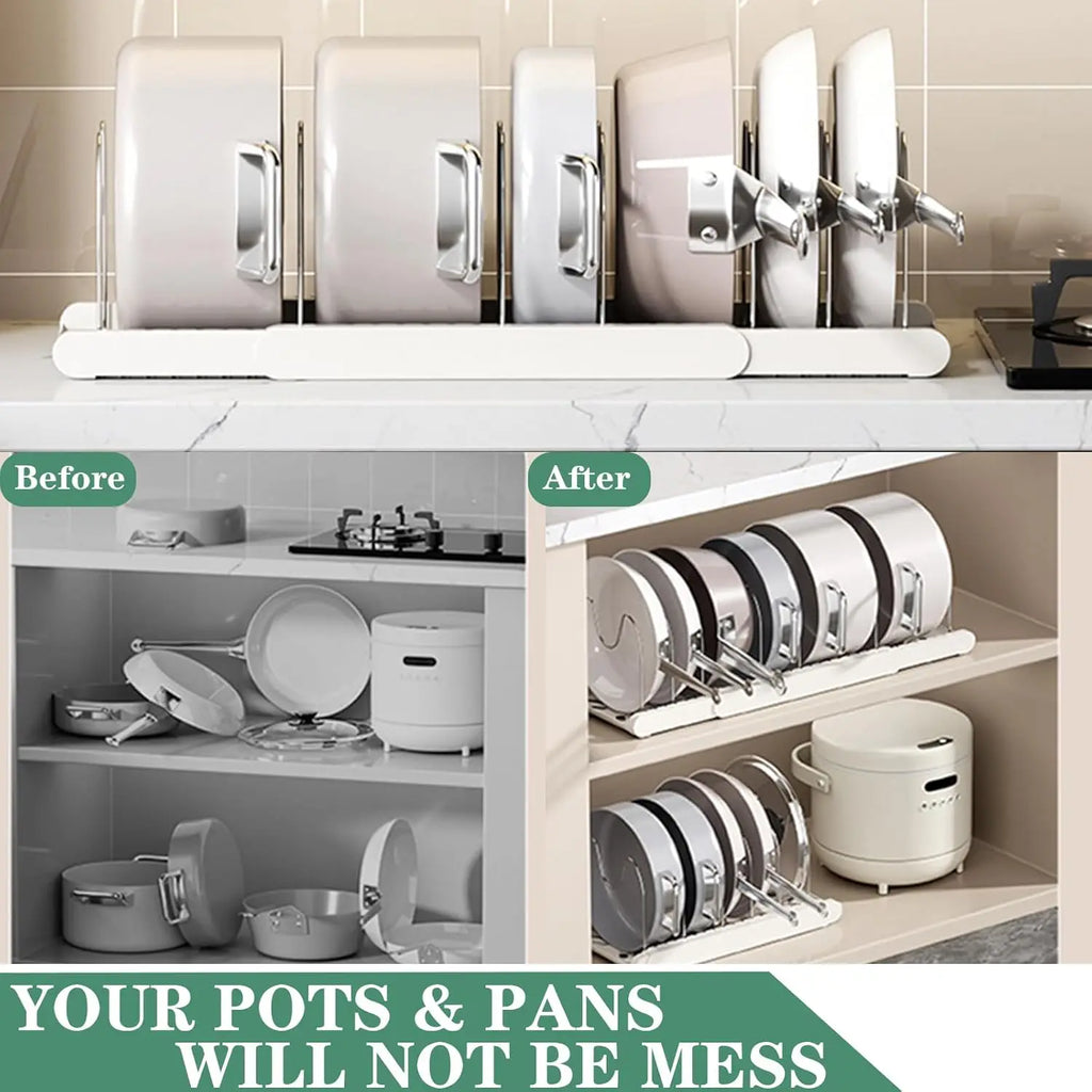 SpaceSaver Pan Organizer Rack