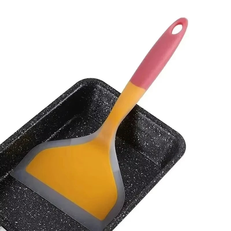 Heat-Resistant Silicone Pancake Spatula for Omelets, Eggs & Cooking
