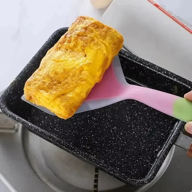 Heat-Resistant Silicone Pancake Spatula for Omelets, Eggs & Cooking