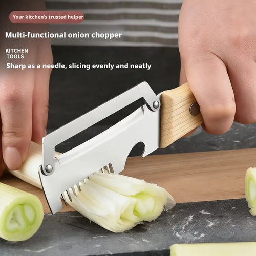 2-in-1 Multifunctional Vegetable Slicer & Stainless Steel Peeler