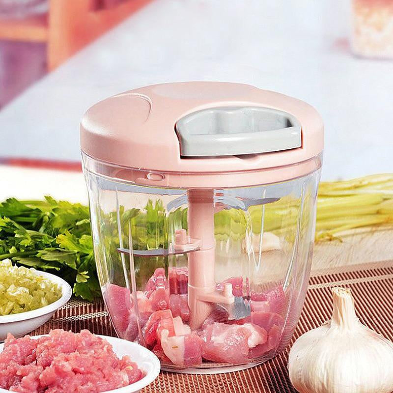 SwiftChop™ Manual Food Chopper – Chop Onions, Garlic & Vegetables in Seconds