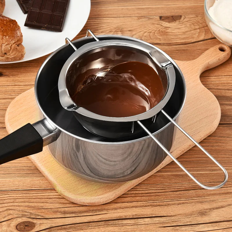 Premium Stainless Steel Double Boiler Pot for Chocolate Melting & Sauce Heating