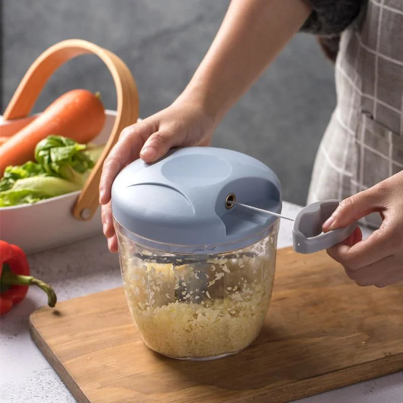SwiftChop™ Manual Food Chopper – Chop Onions, Garlic & Vegetables in Seconds