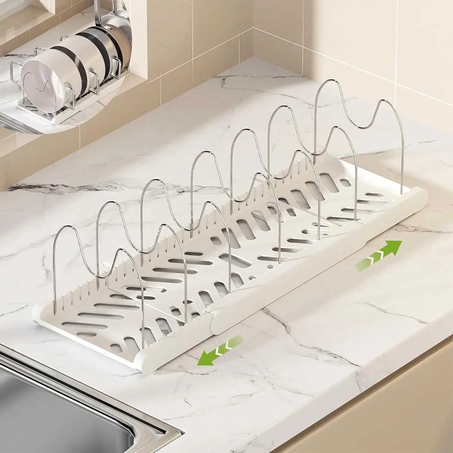 SpaceSaver Pan Organizer Rack