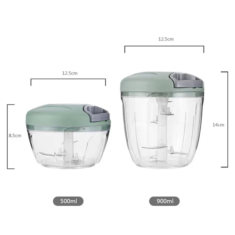 SwiftChop™ Manual Food Chopper – Chop Onions, Garlic & Vegetables in Seconds