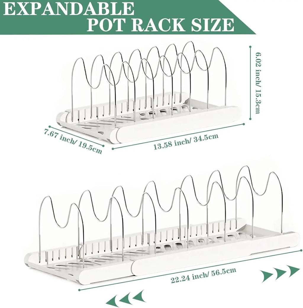 SpaceSaver Pan Organizer Rack