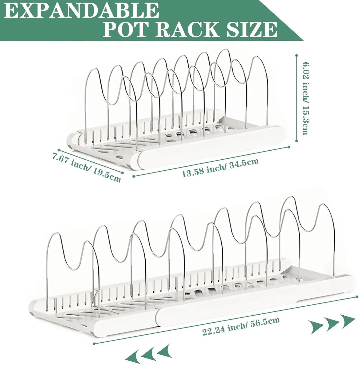 SpaceSaver Pan Organizer Rack