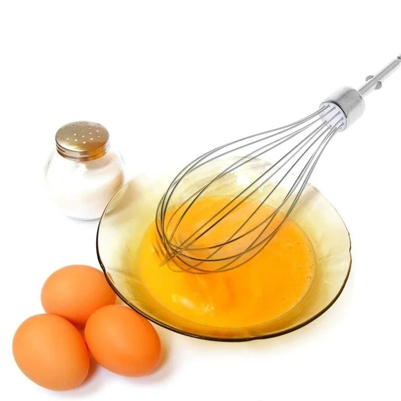 Portable USB Rechargeable Electric Hand Whisk – Mini Egg Beater & Milk Frother for Kitchen & Coffee
