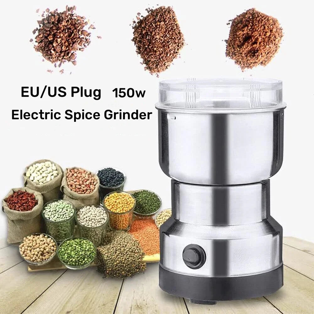 Electric Coffee & Spice Grinder – Stainless Steel Multi-Purpose Grinder