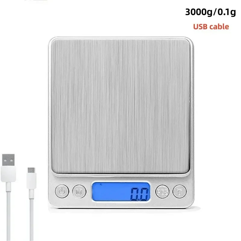 Rechargeable Digital Kitchen Scale – Precision Food & Coffee Scale