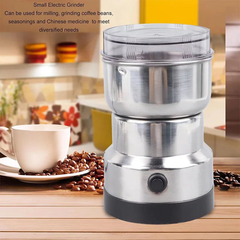 Electric Coffee & Spice Grinder – Stainless Steel Multi-Purpose Grinder